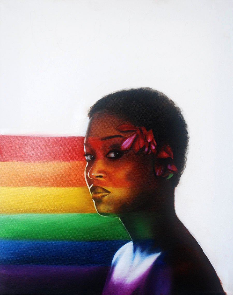 Colored Girls , oil on canvas, 2010